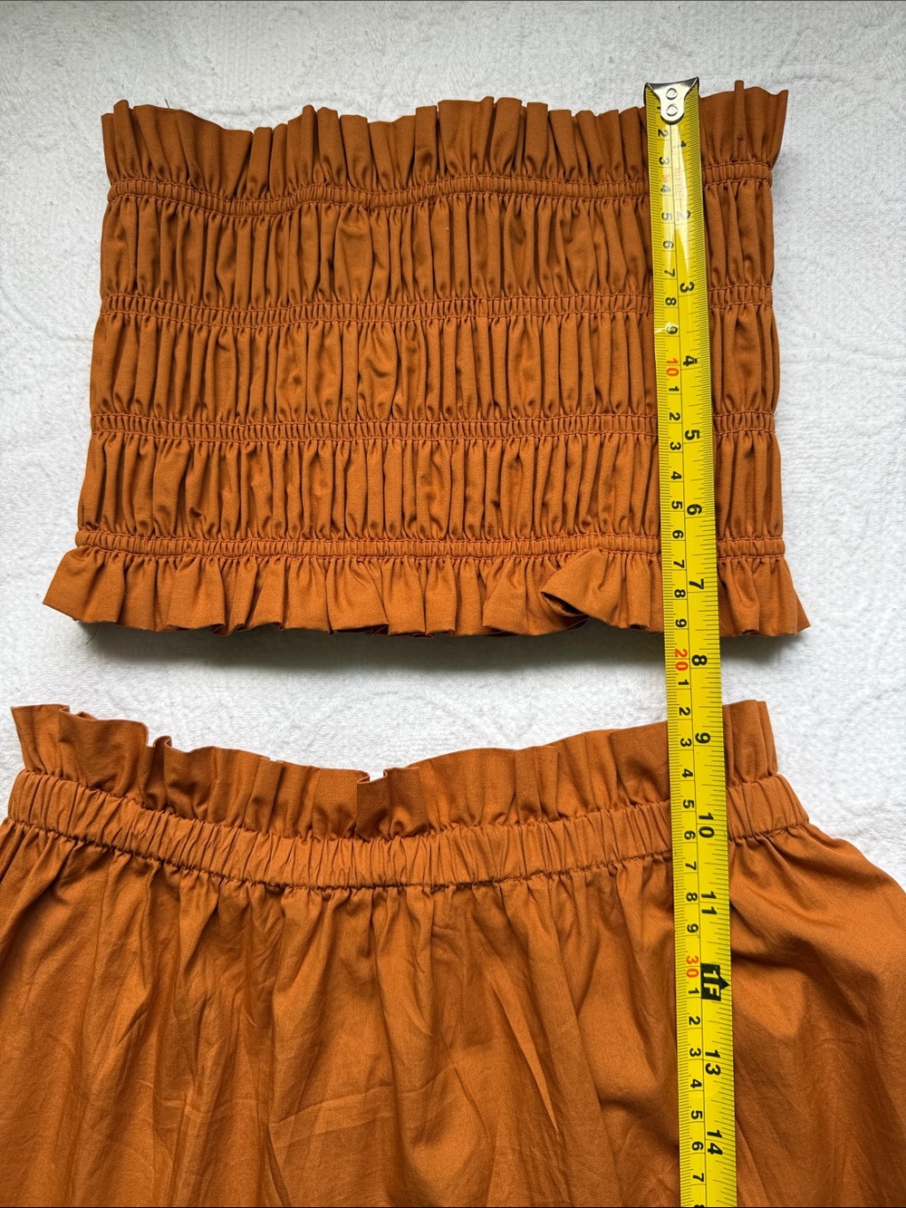 Kourt Ellery Matching Set in Terracotta/ Rust Orange Size XS ResortWear Western - Picture 12 of 16